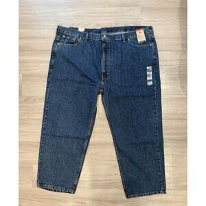 levis mens 550 relaxed fit jeans 52x29 denim medium wash nwt